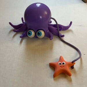 Fat Brain Toys Octopus Star Inky Push Pull Play Cleverly Crawling Sea Critter